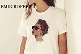 EMIR ROFFER 2018 Fashion Cool Print Female T-shirt White Cotton Women Tshirts Summer Casual Harajuku T Shirt Femme Top