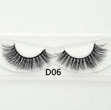 Visofree Eyelashes 3D Mink Lashes Luxury Hand Made Mink Eyelashes Medium Volume Cruelty Free Mink False Eyelashes Upper Lashes