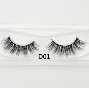 Visofree Eyelashes 3D Mink Lashes Luxury Hand Made Mink Eyelashes Medium Volume Cruelty Free Mink False Eyelashes Upper Lashes